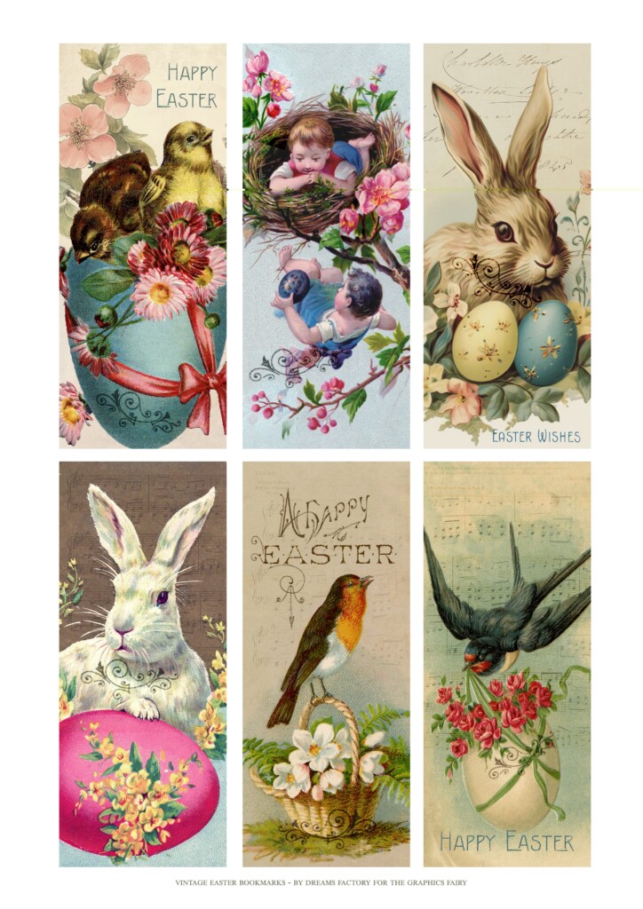 Easter Bookmarks Free Printable The Graphics Fairy