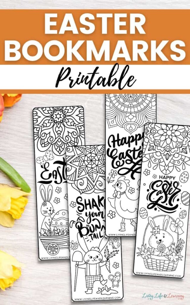 Easter Bookmarks Printable Fun For Young Readers
