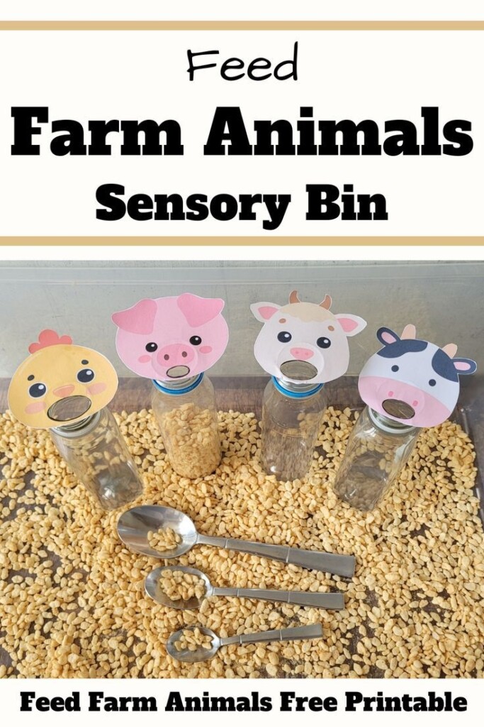 Edible Feed Farm Animals Activity FREE Printable 