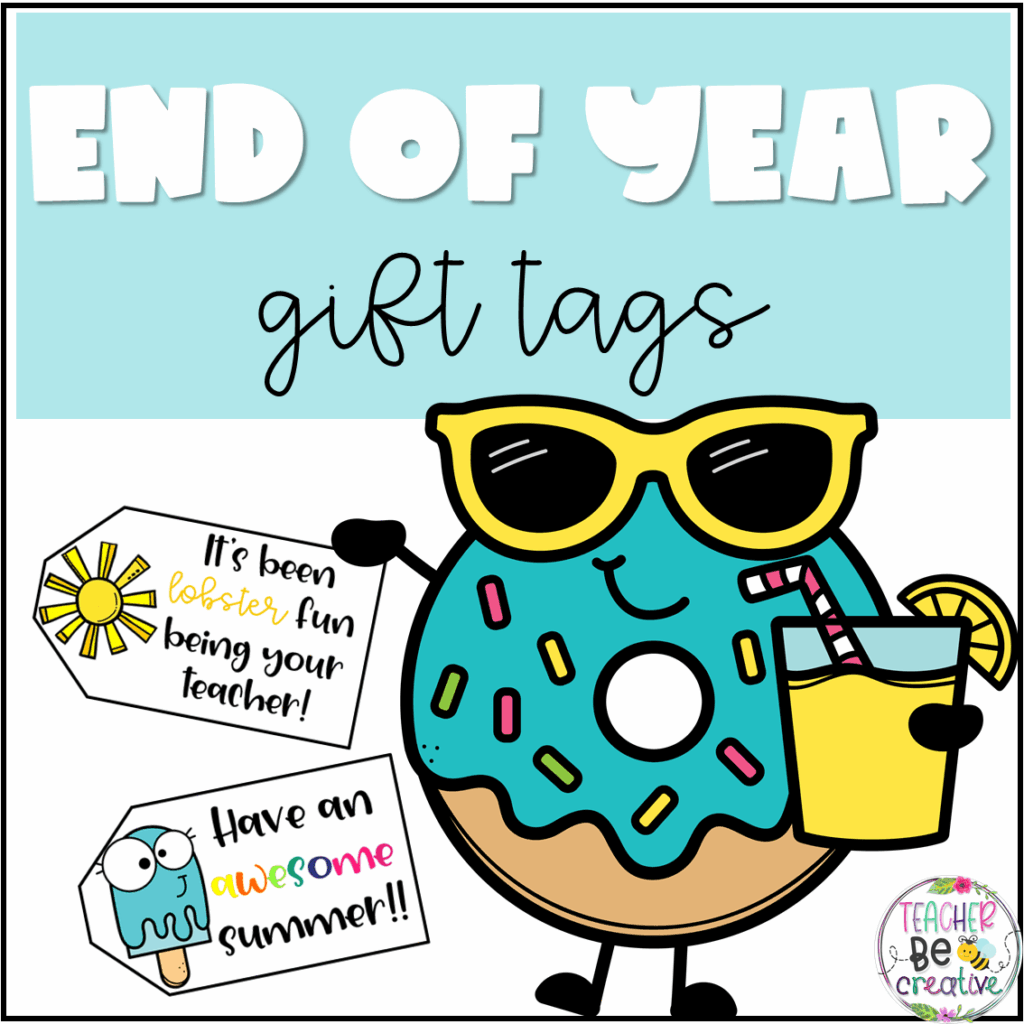 Editable Free Printable End Of Year Gift Tags For Students Printable Party Favors