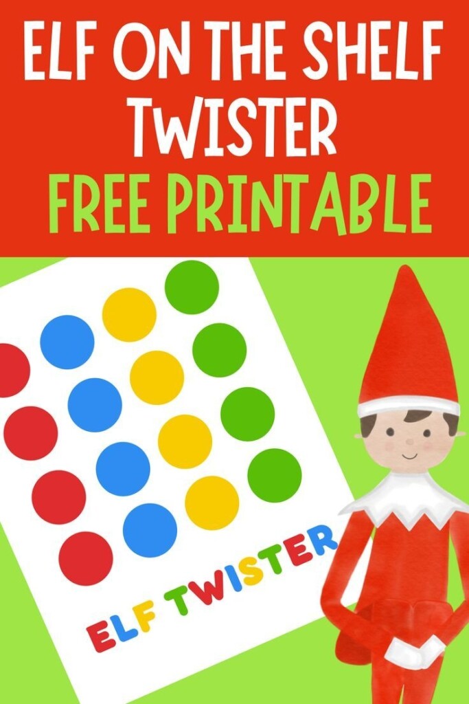 Elf Twister Free Printable