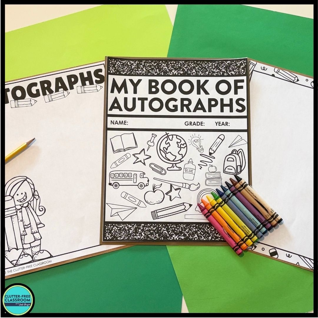 End Of The Year Autograph Book For Elementary Students 2025 Teaching With Jodi Durgin And Company