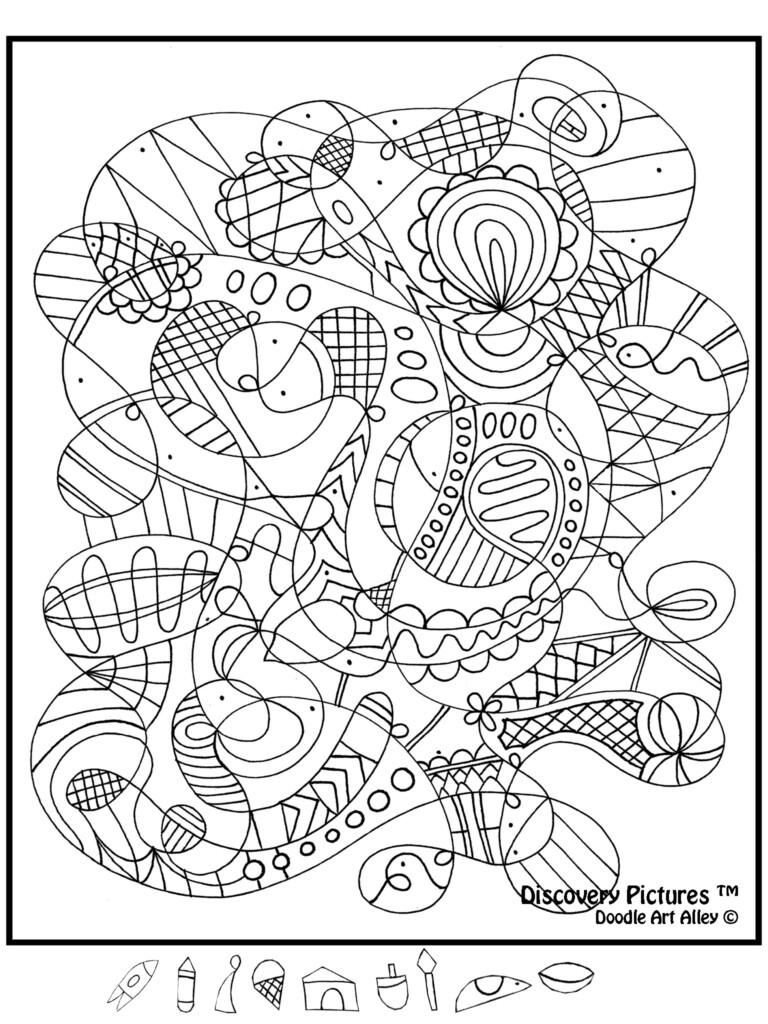 Expert Hidden Pictures CLASSROOM DOODLES