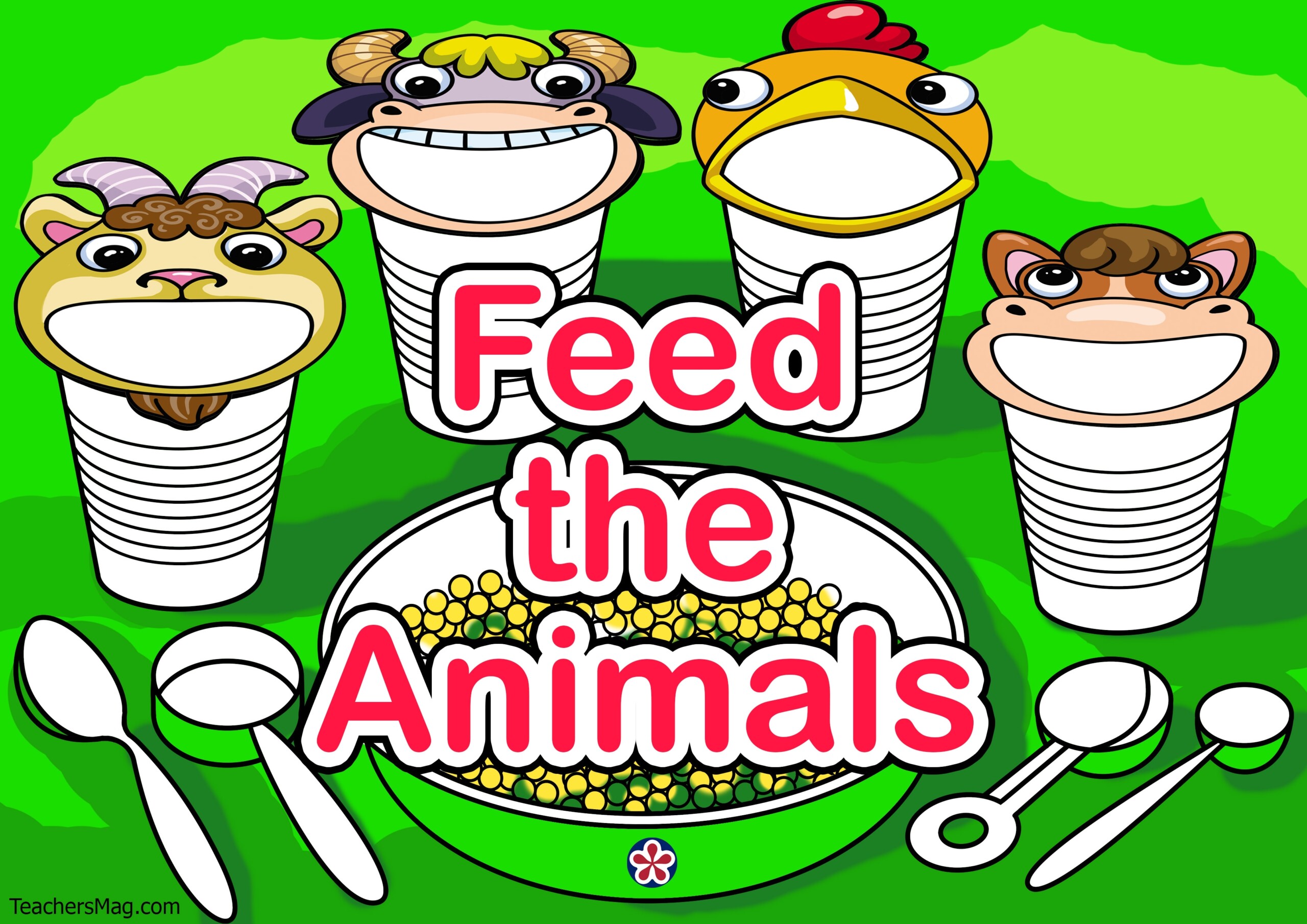 Feed The Animals Printable Activity TeachersMag