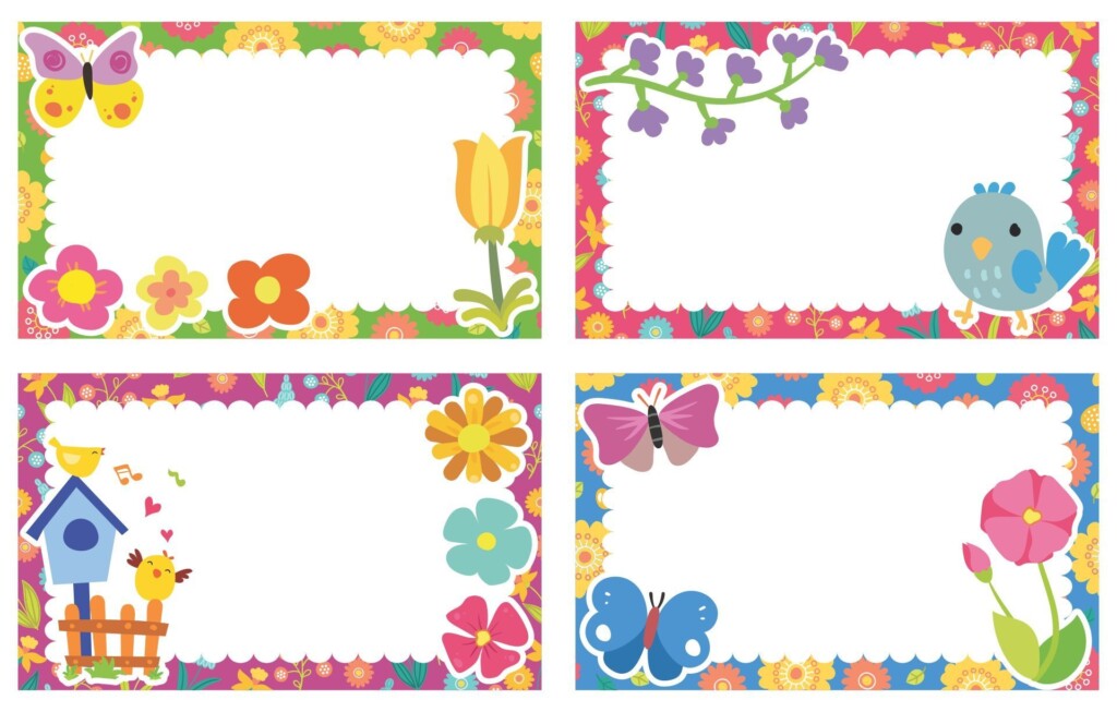 Flower Name Tags Free Printables Printable Party Favors