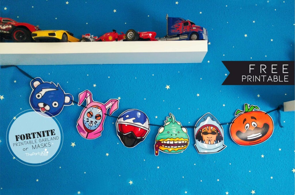 FORTNITE Party Printables FREEBIES The Party Kit Shop