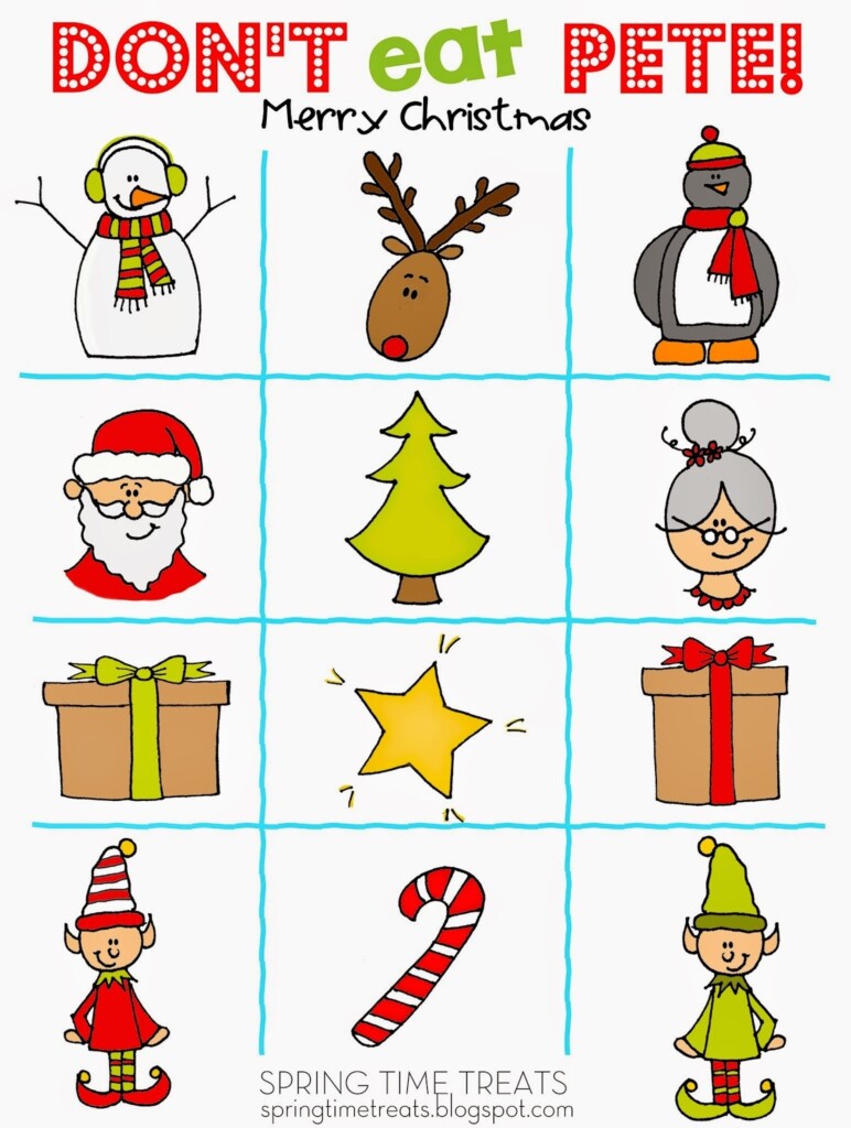 FREE Christmas Don t Eat Pete Spring Time Doodles
