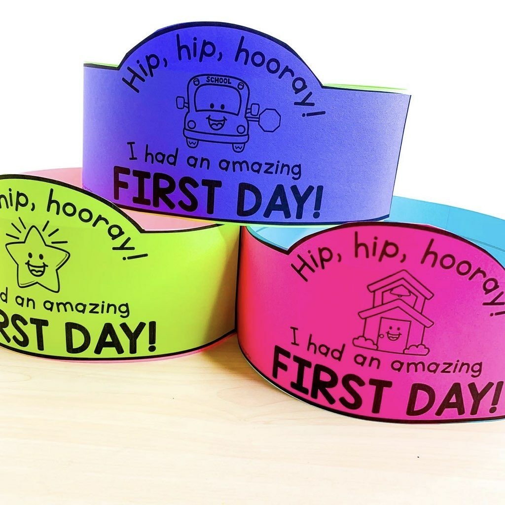 Free First Day Of School Crowns