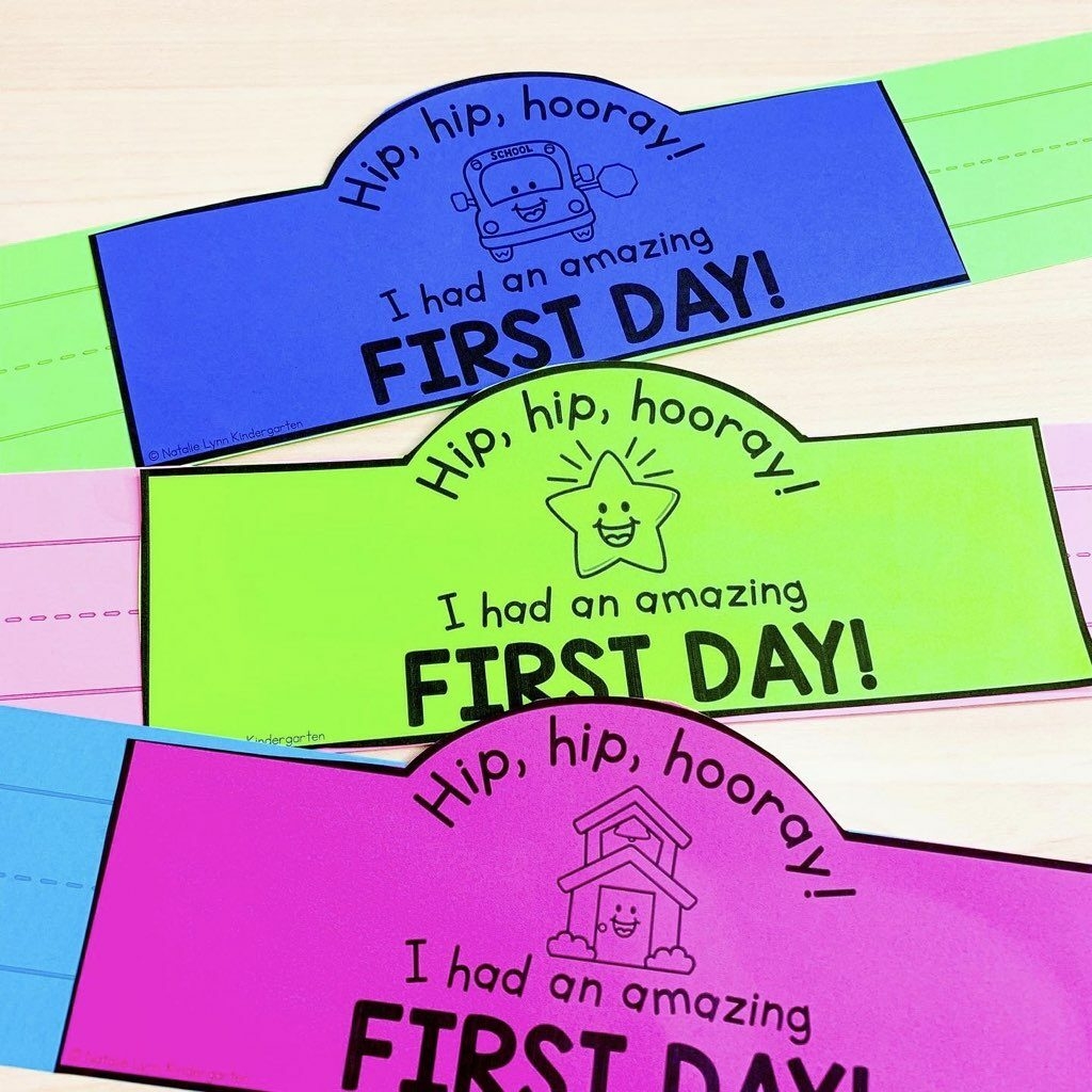 Free First Day Of School Crowns