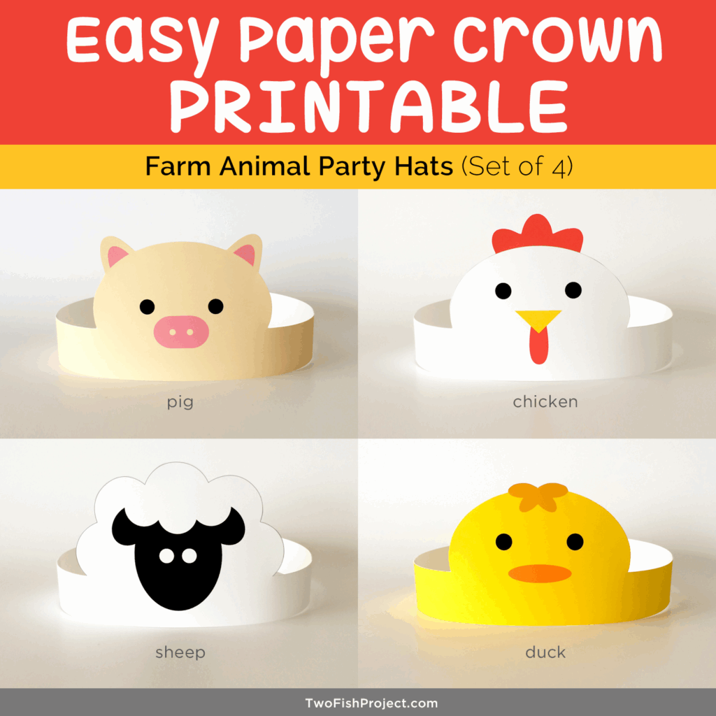 Free Printable Animal Headbands Printable Party Favors
