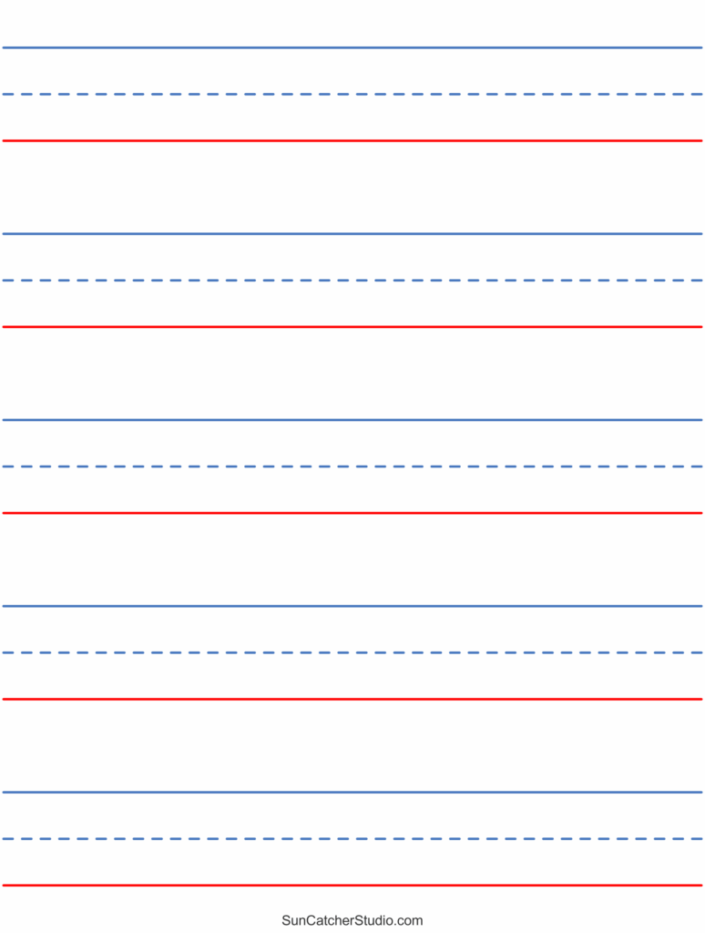 Free Printable Lined Paper Handwriting Notebook Templates Free Printables Monograms Design Tools Patterns DIY Projects