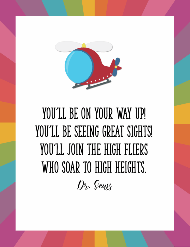 FREE Printable Posters With Dr Seuss Quotes For Kids