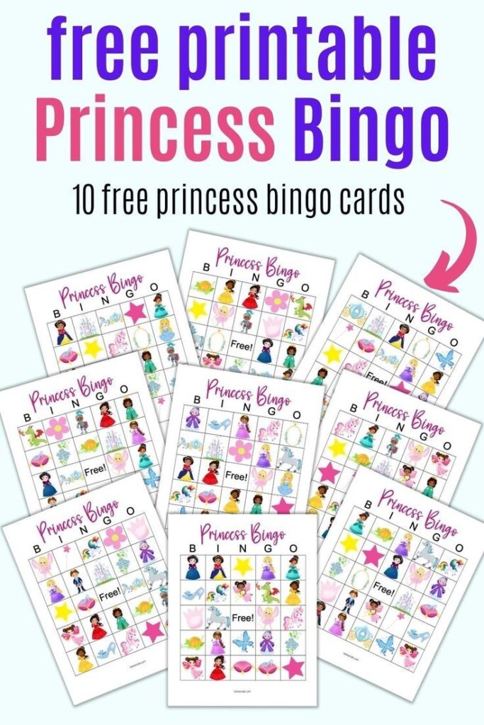 Free Printable Princess Bingo