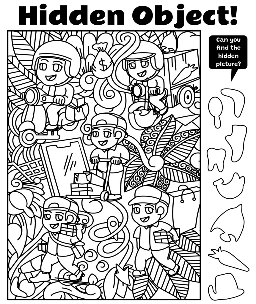Hidden Pictures For Adults 10 Free PDF Printables Printablee