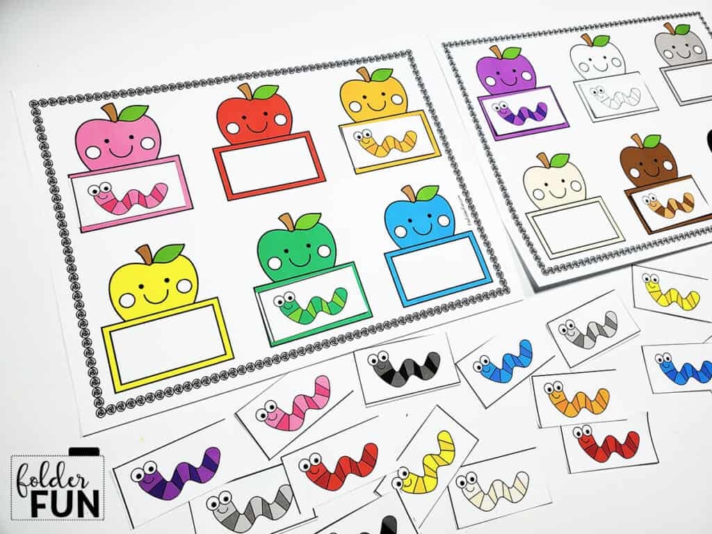 Matching Games For Toddlers File Folder Fun