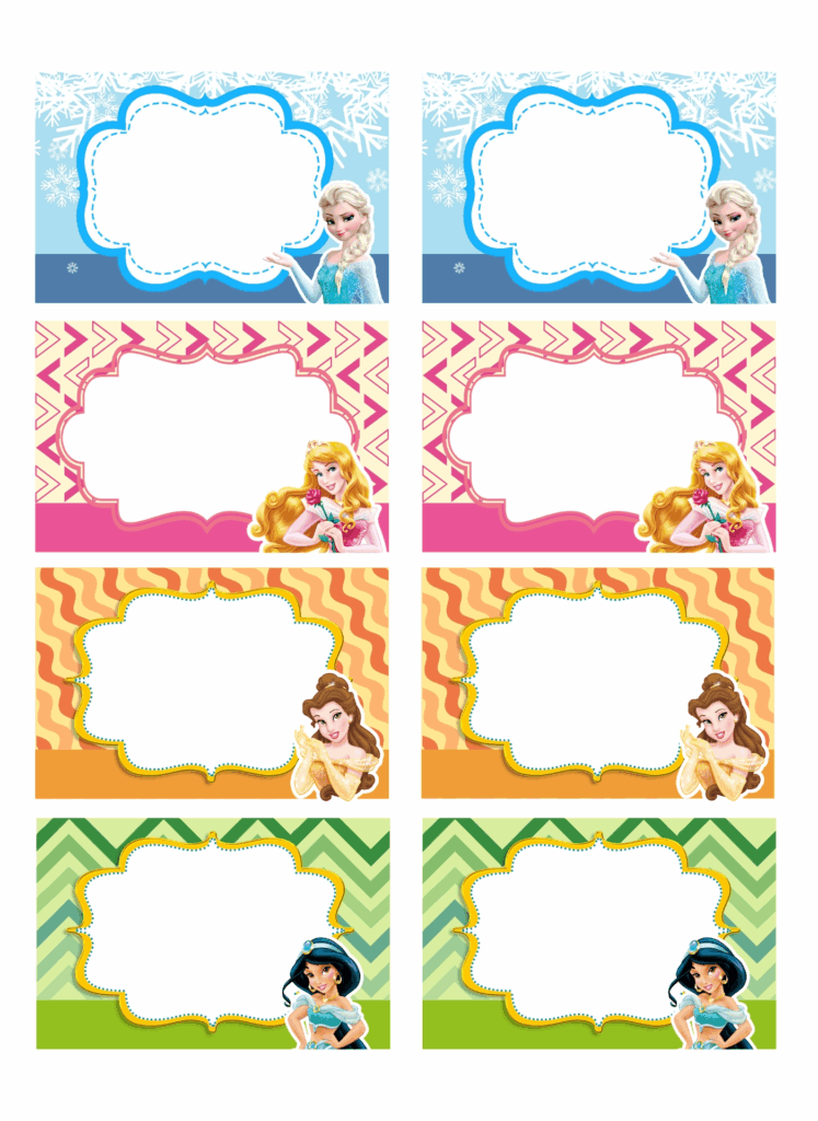 Princess Name Tags 7 Free PDF Printables Printablee